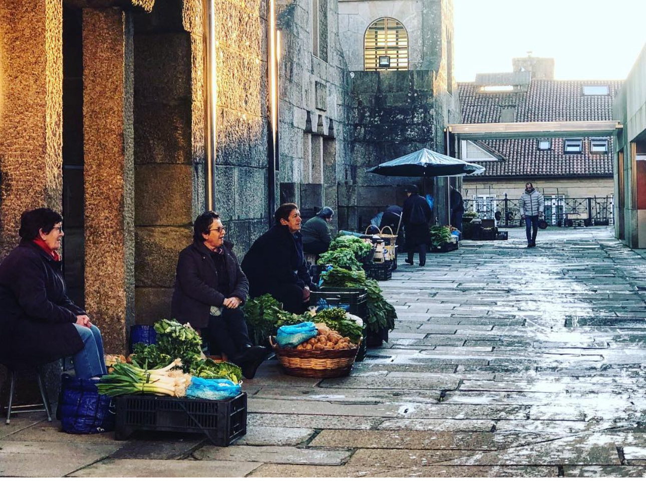 Mulleres na praza de Abastos