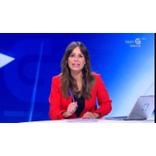 Presentadora dun informativo de TVG