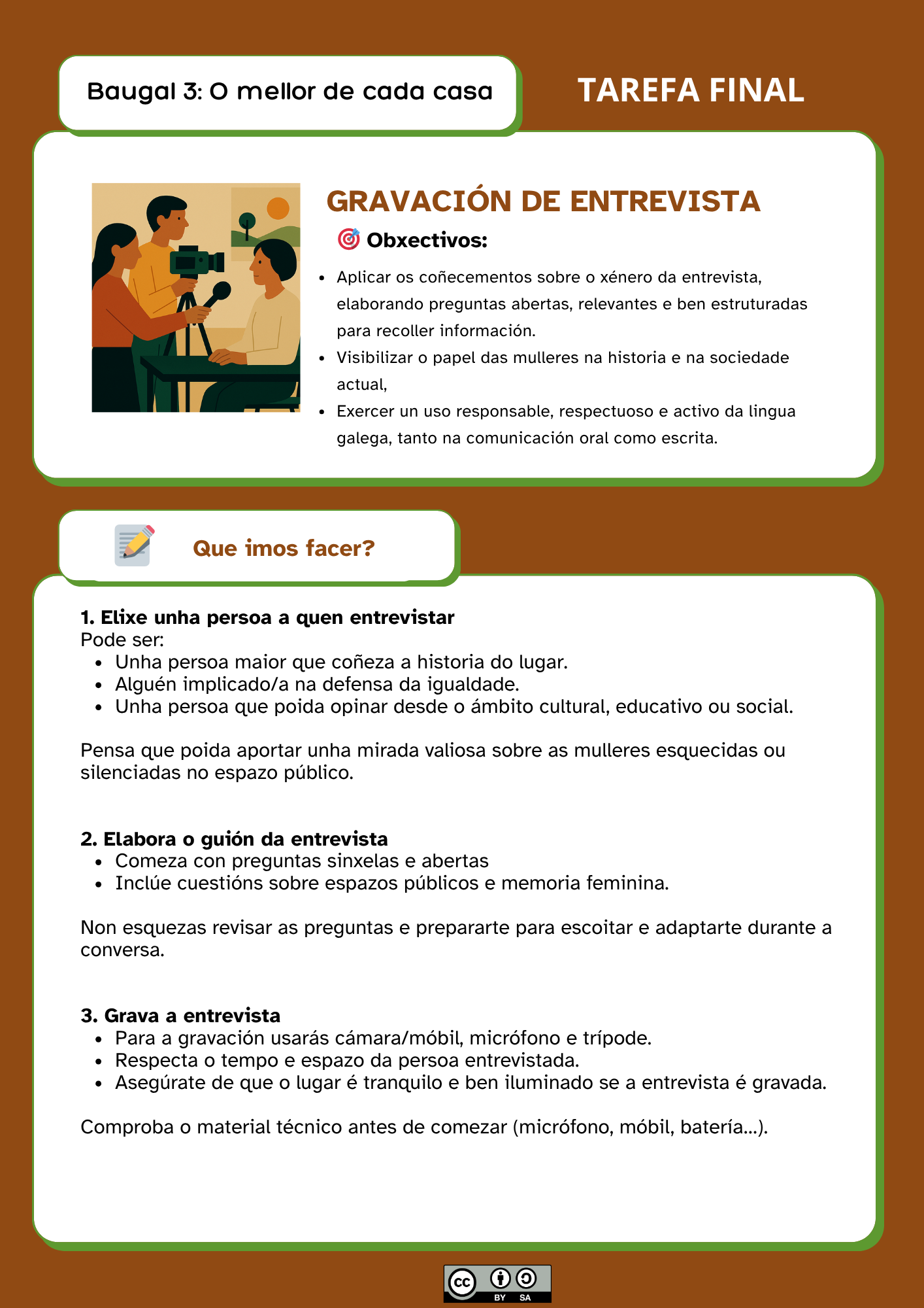 Descrición da tarefa final