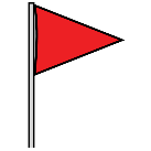 Pictograma que representa a bandeirola dun equipo