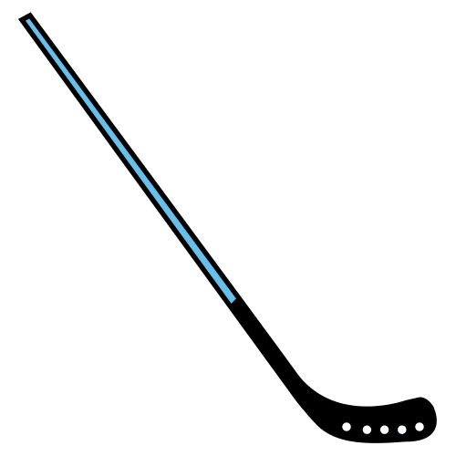 Pictograma que representa un stick de floorball