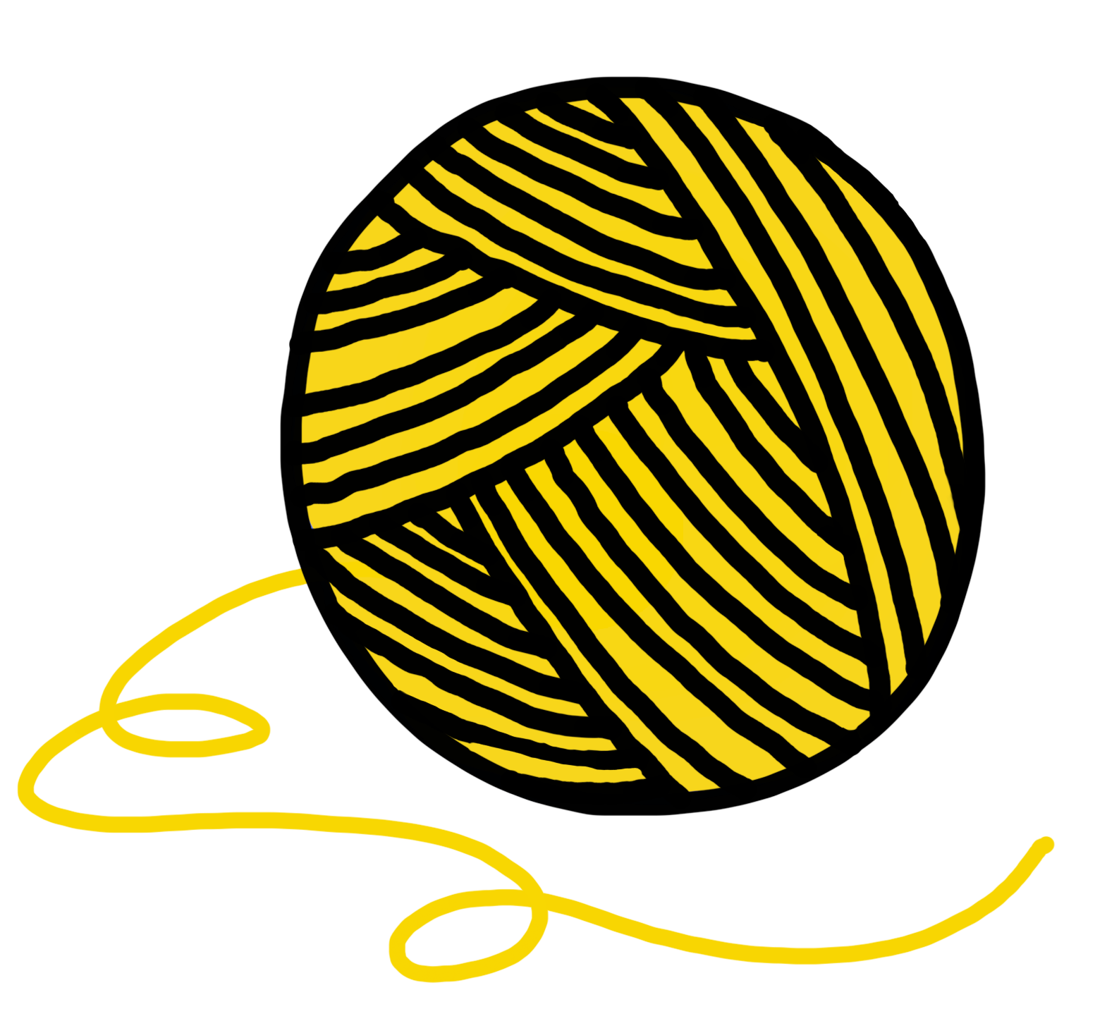 Debuxo do fío amarelo