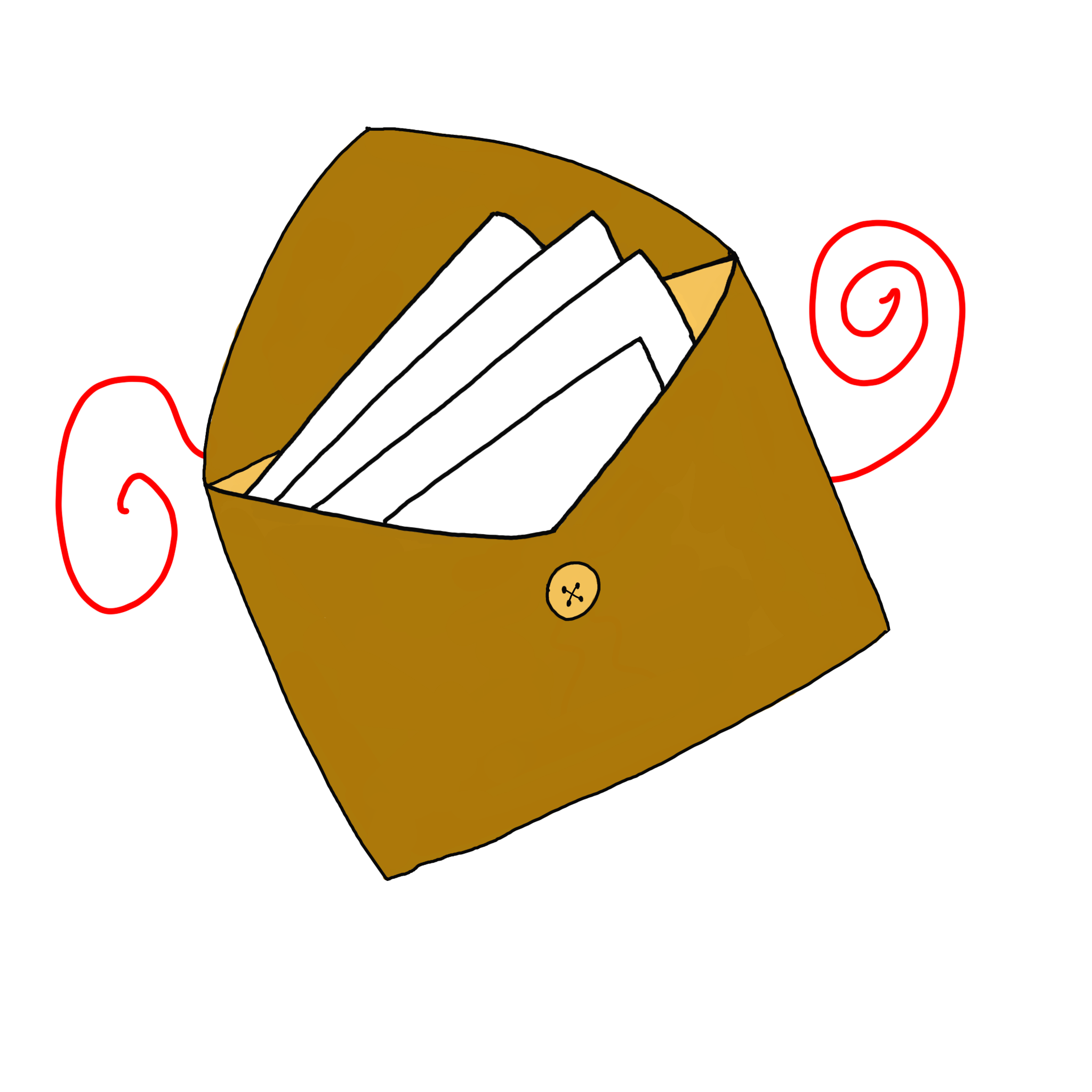 Debuxo dun sobre con probas