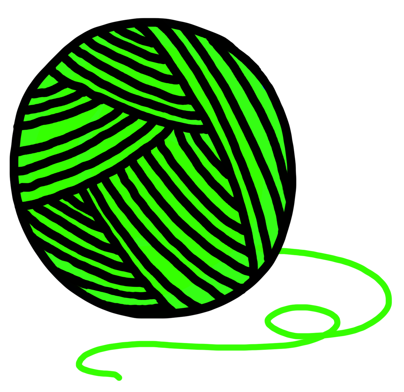 Fío verde Debuxo do fío verde