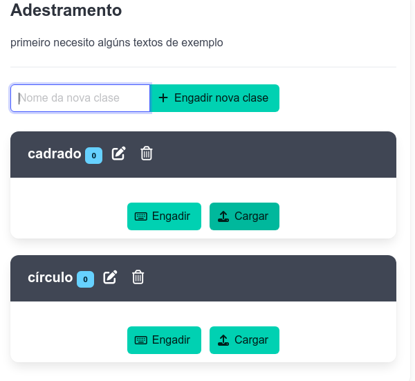 Subindo ficheiro de datos