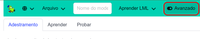 Modo avanzado LearningML