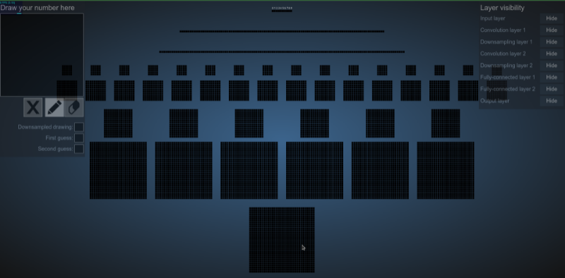 Demo dunha CNN por Adam Hurley