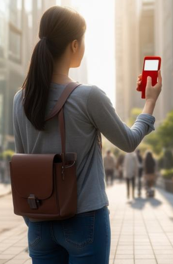 Persoa con outro móbil