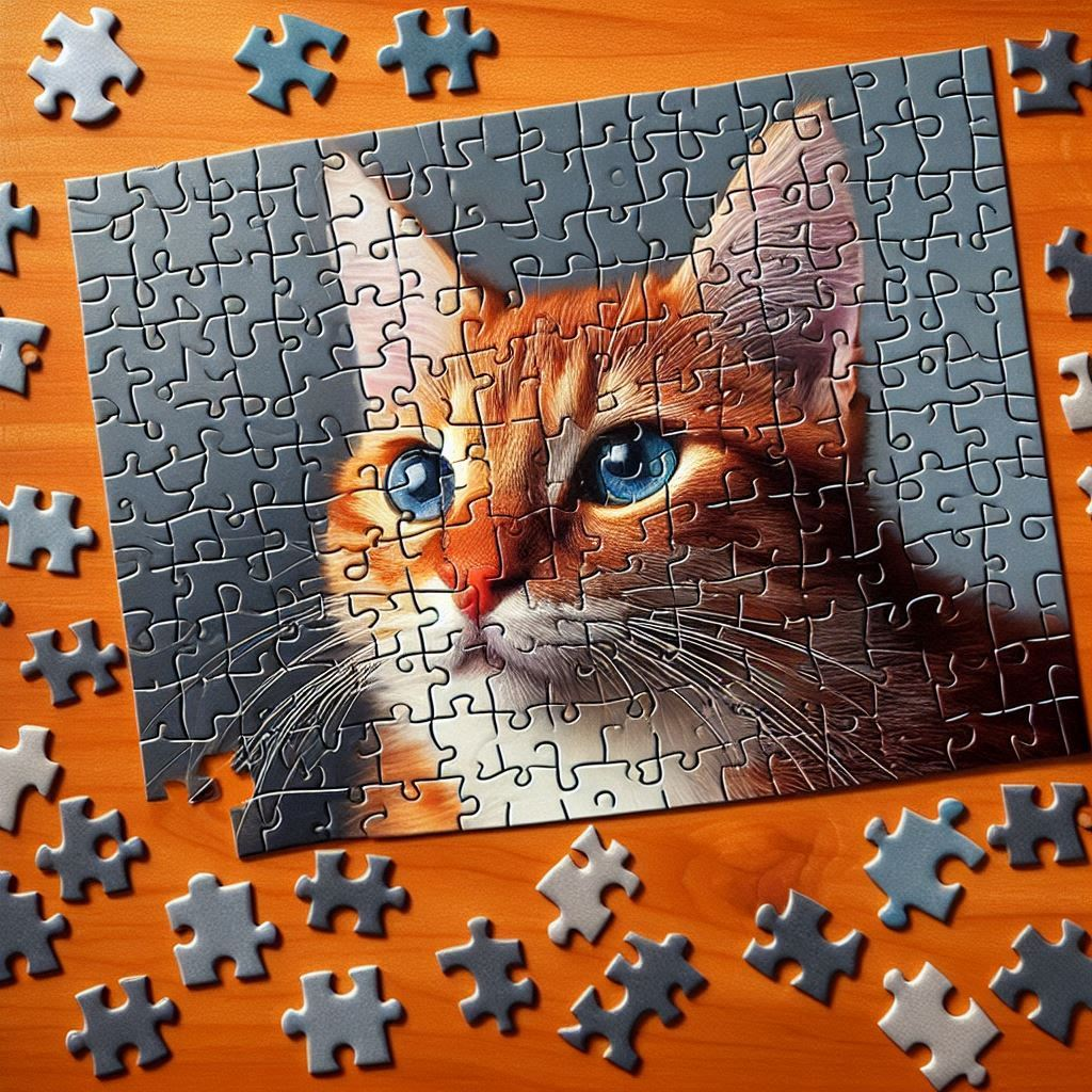 Crebacabezas completo gato