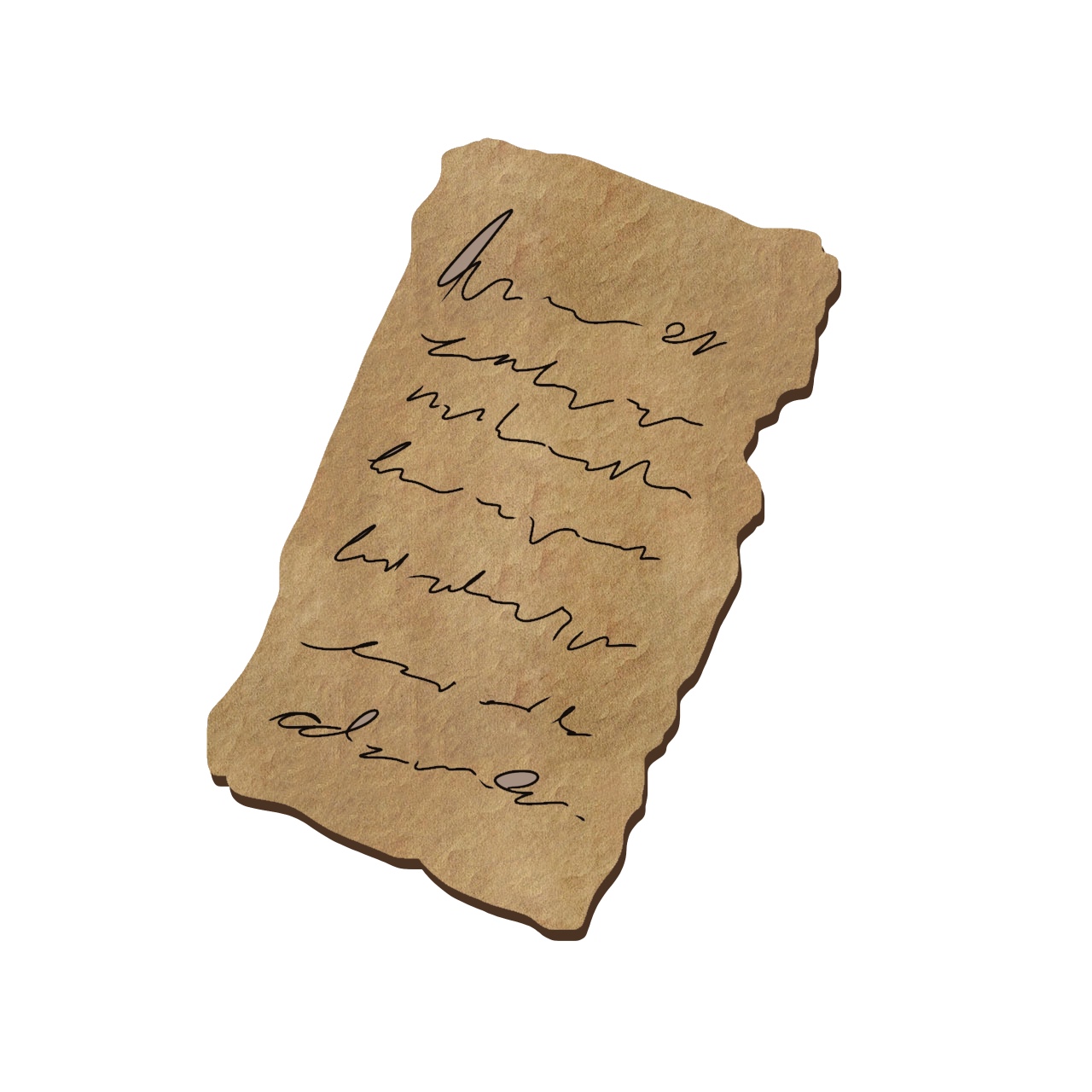 Manuscrito en papel antigo