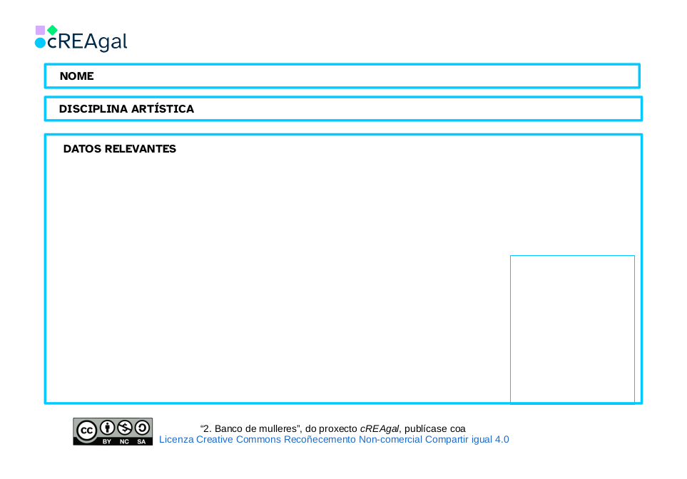 Ficha para crear banco de mulleres