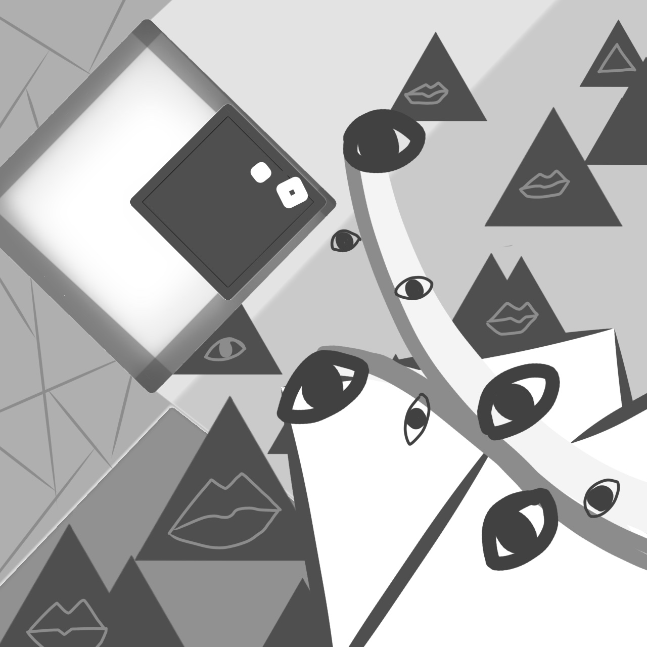 Ilustración de arte abstracta