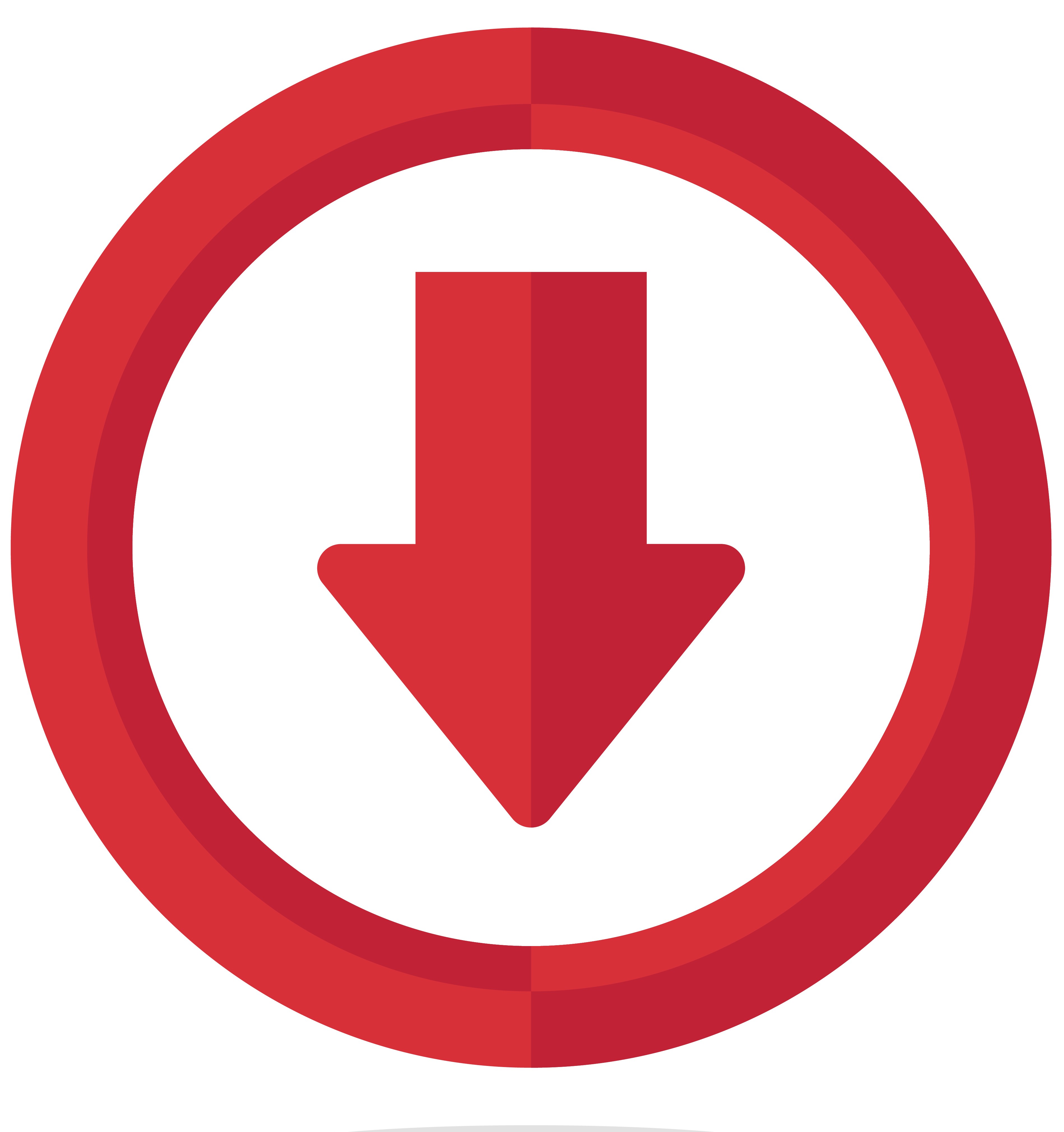 Arriba y abajo flechas verdes y rojas