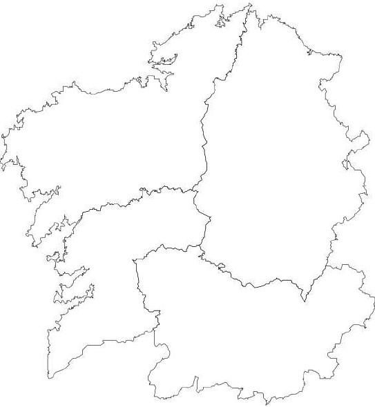 Mapa de Galicia