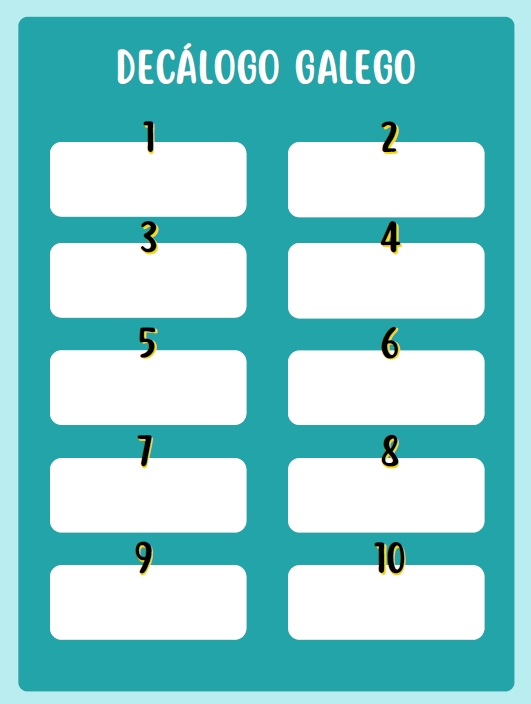 Decálogo do galego Decálogo do galego