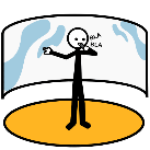 Pictograma de presentador