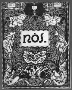 Imaxe da portada da revista Nós en branco e negro