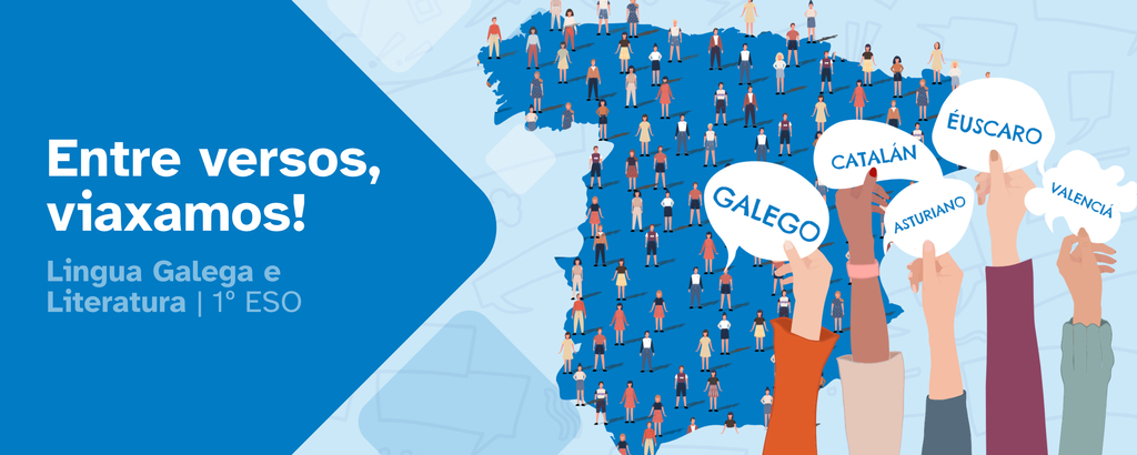 Portada do REA: Entre versos, viaxamos!