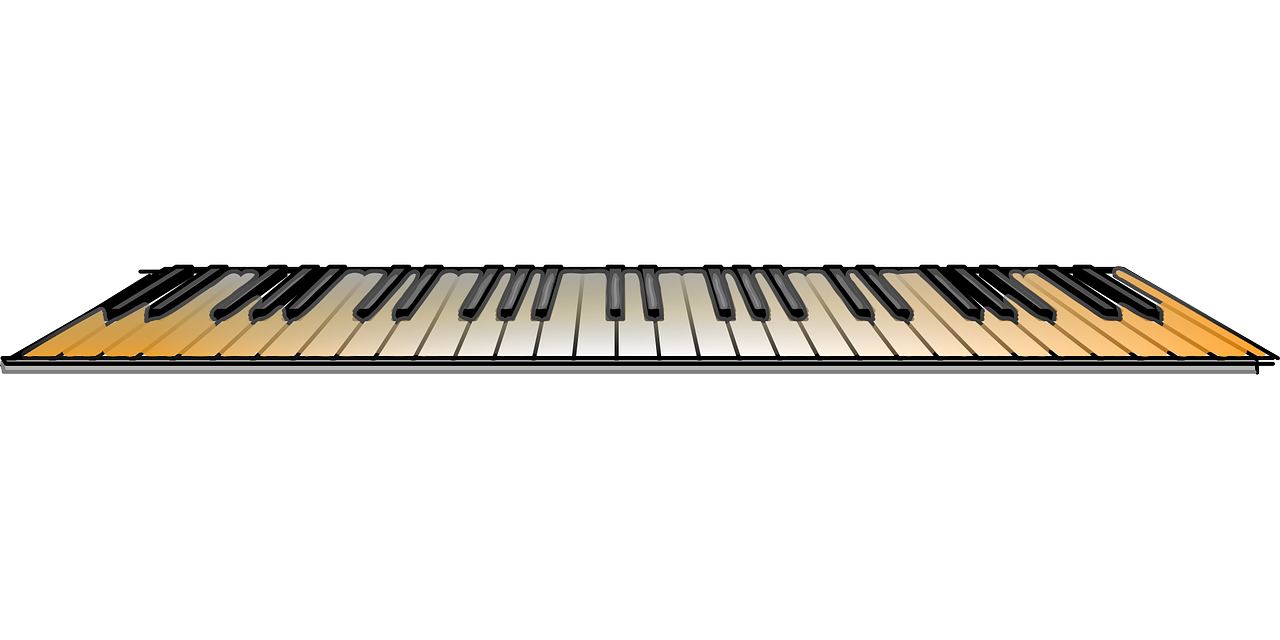 Teclado música piano
