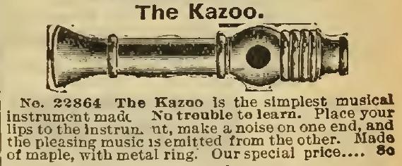 Early Kazoo 1879