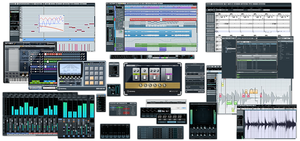 Cubase 6 feature collage
