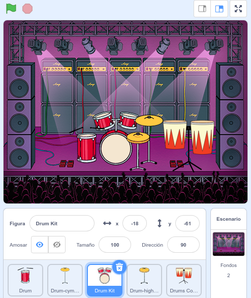 Batería dixital SCRATCH