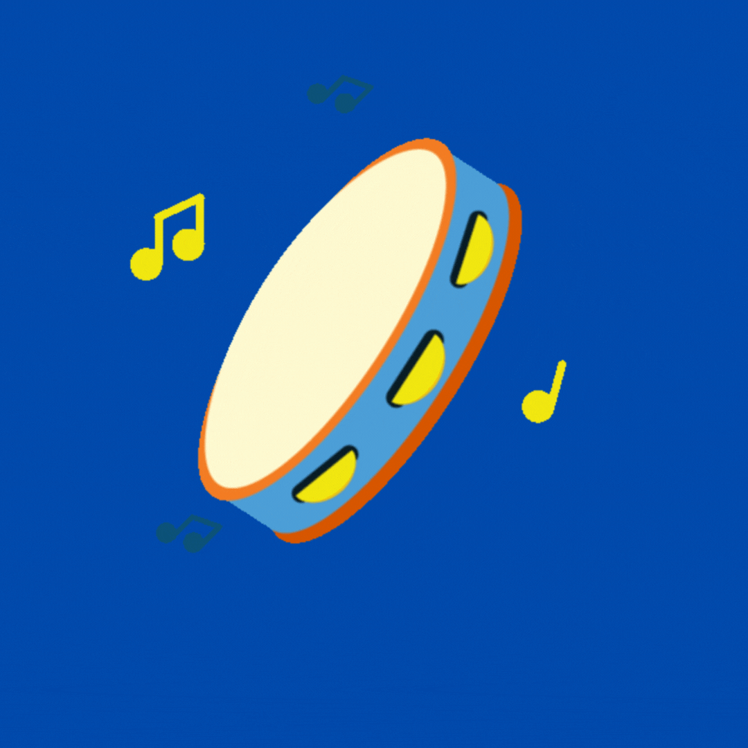 Gif tambourine
