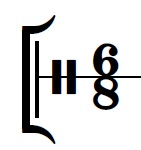 Beginning of the stave
