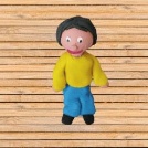 Fotografía Personaxe de plastilina