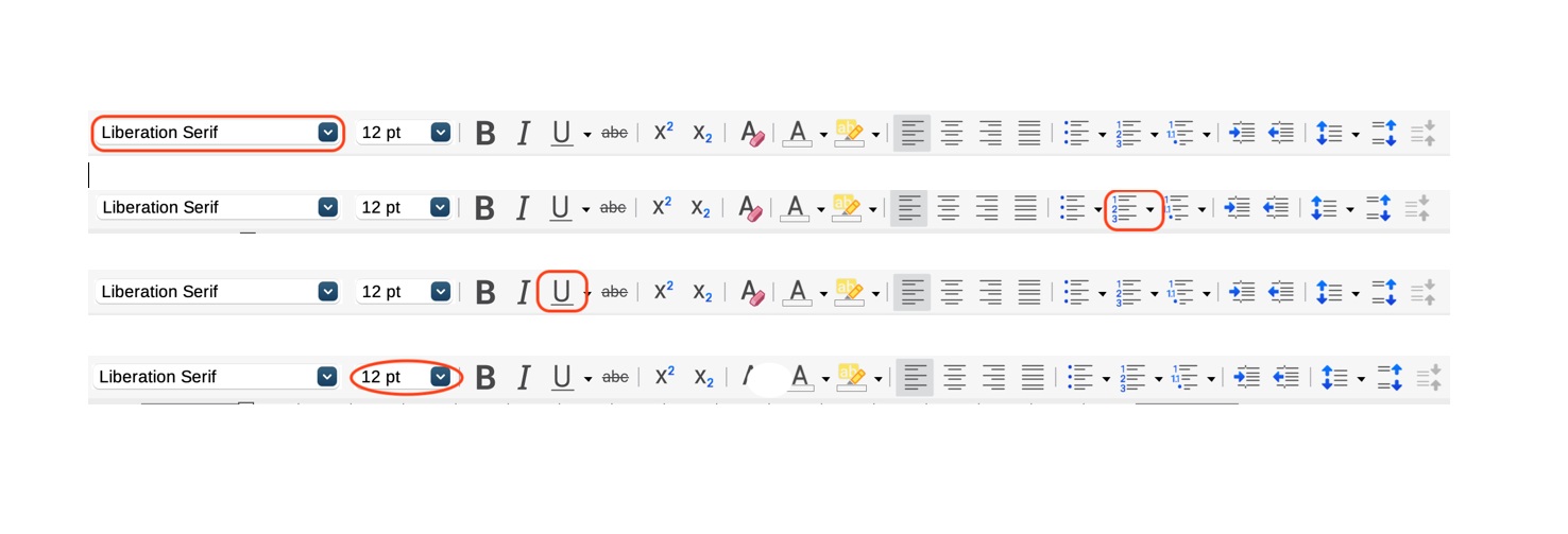 Captura LibreOffice Writer