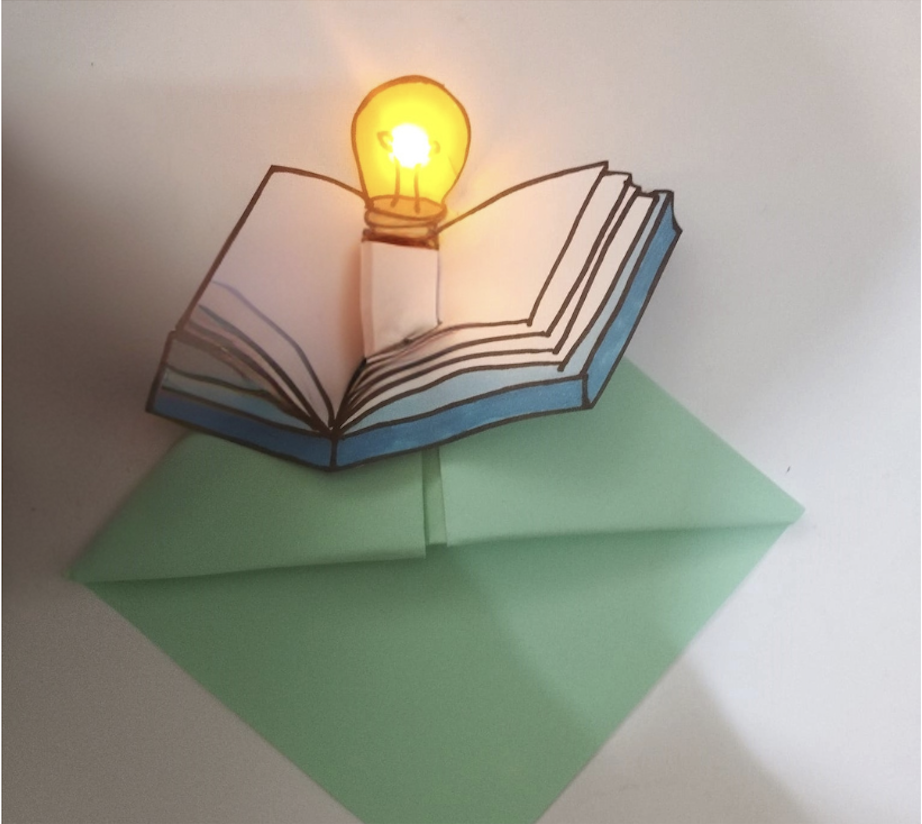 Marcapáxinas con luz