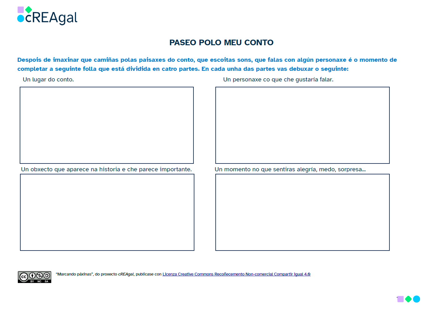 Captura de pantalla Ficha paseo polo meu conto