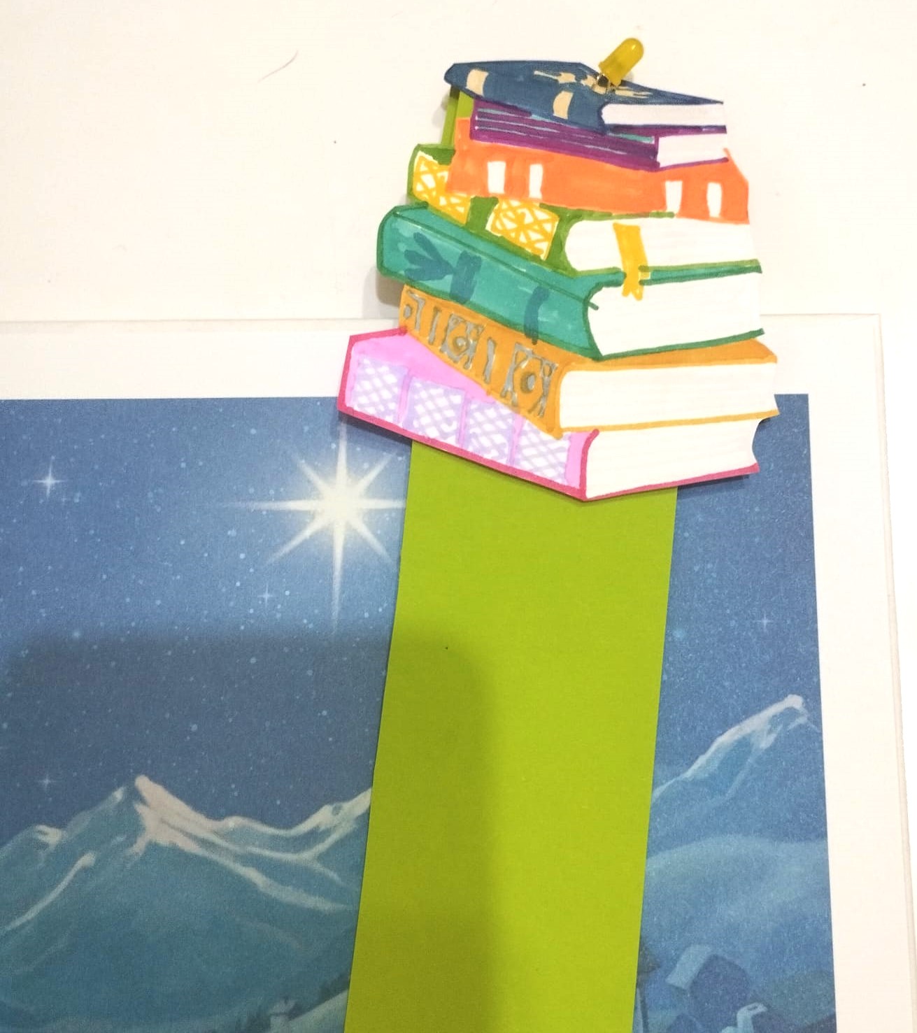 Marcapáxinas sen luz