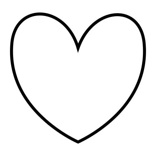 Pictograma que representa un corazón