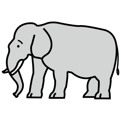 Pictograma de elefante