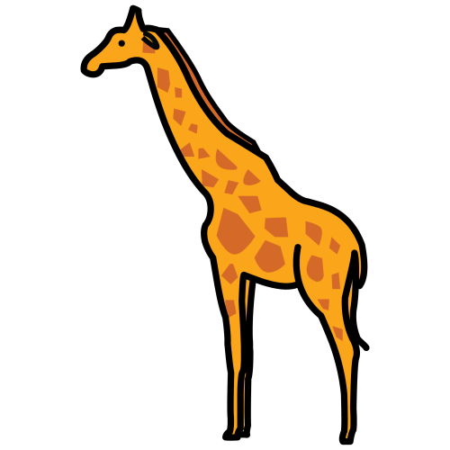 Pictograma de jirafa