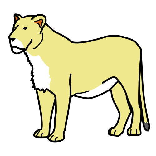 Pictograma de leoa