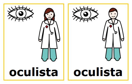 Pictogramas de substantivos invariables feitos con Araword