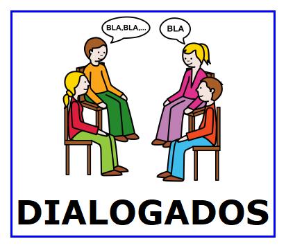 Elaboración propia para o proxecto cREAgal co programa Araword. Pictograma de diálogo