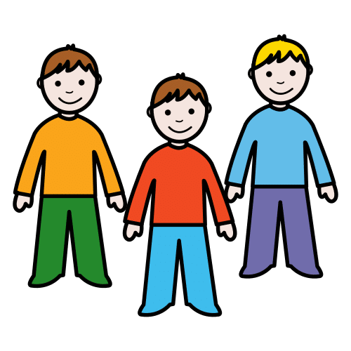 Pictograma que representa nenos