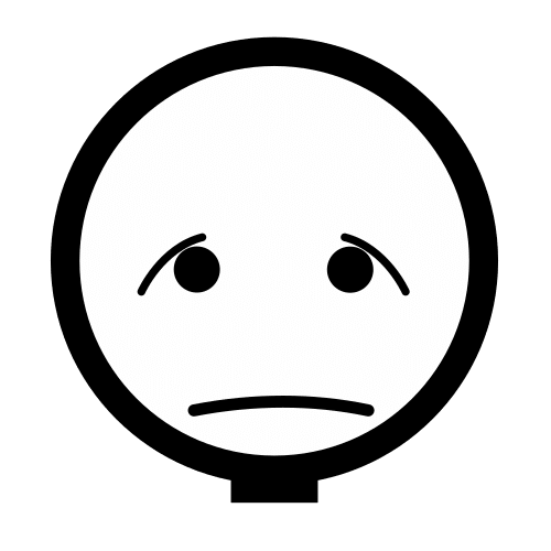 Pictograma de vergoña