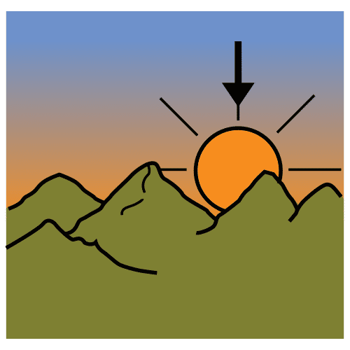 Anoitecer (Arasaac) Anoitecer