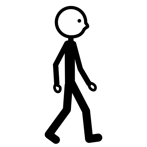 Camiñar (Arasaac) Camiñar