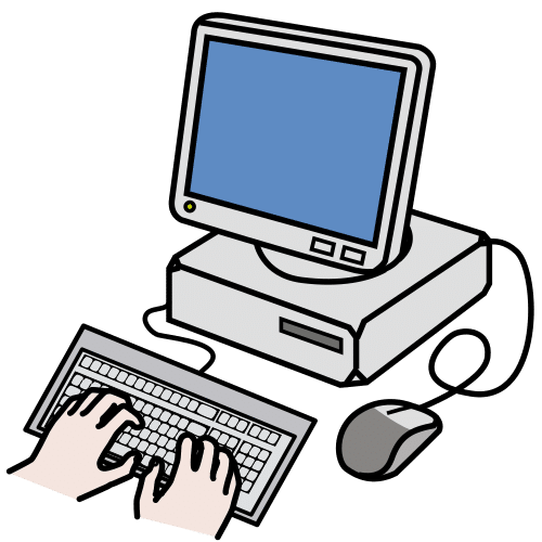 Traballar no ordenador