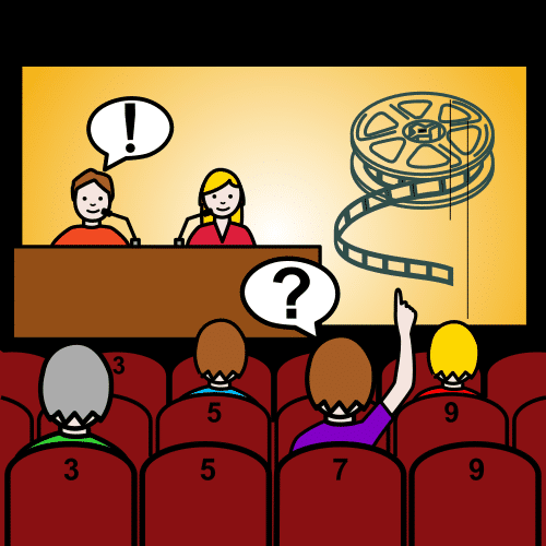 Pictograma de cineforum