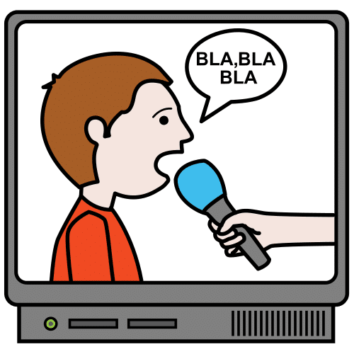 Pictograma de entrevista