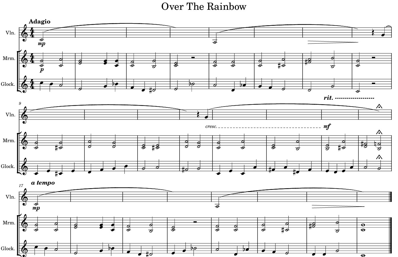 Over the rainbow accompaniment Over the rainbow accompaniment