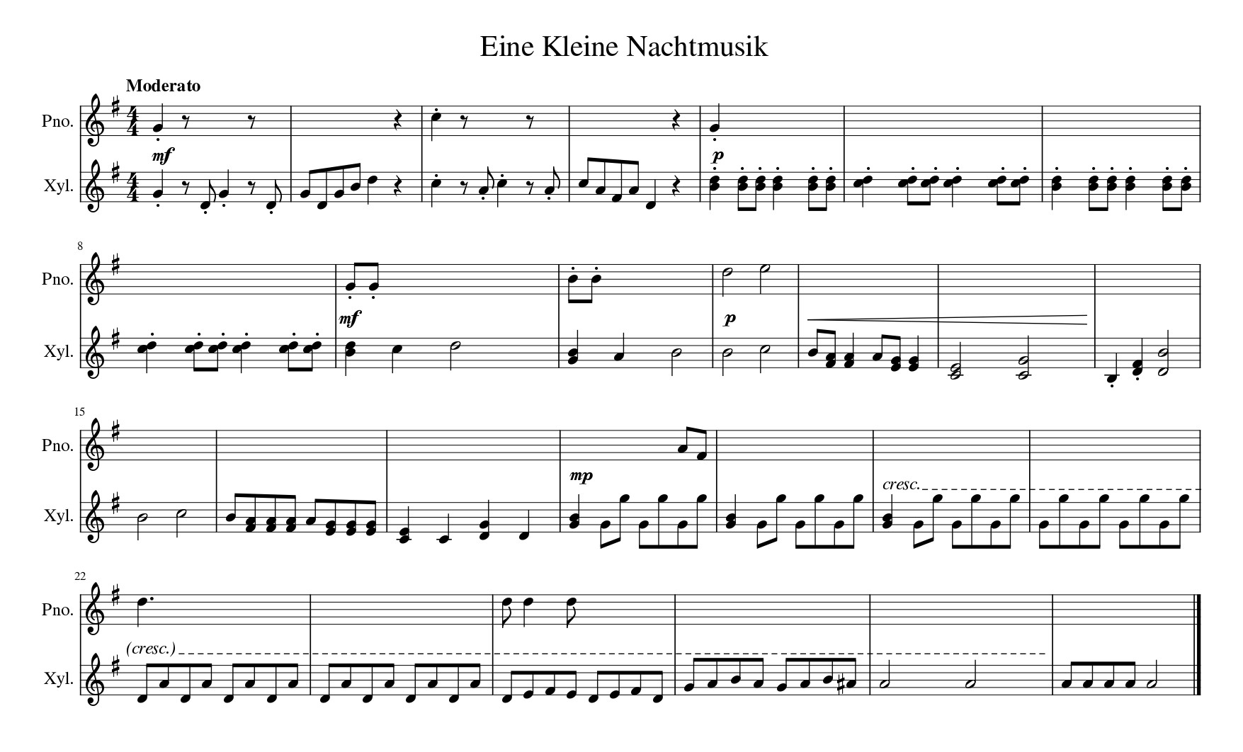 Let's sing tune accompaniment 