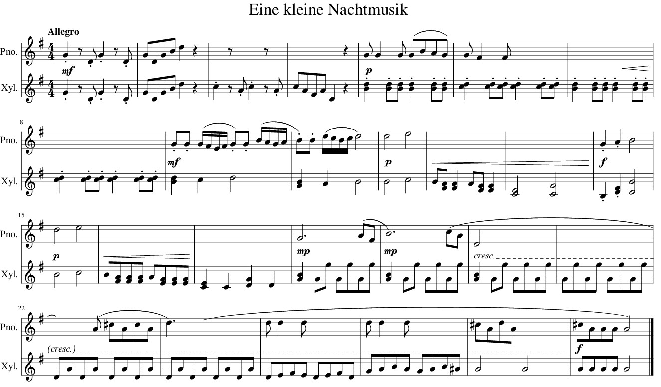 let's sing tune 1  silent bars