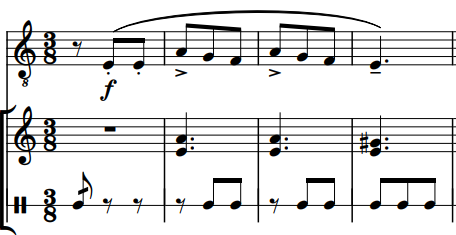 identify signs in a score